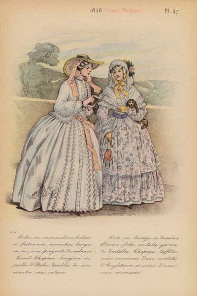 French fashion: 1846, Louis-Philippe by Louis Colas