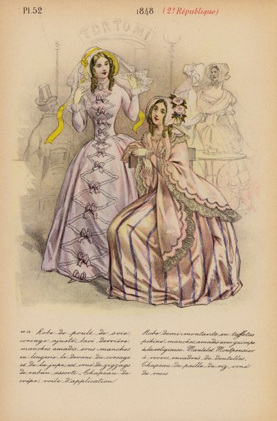 French fashion: 1848, 2nd Republic by Louis Colas