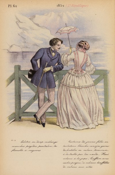 French fashion: 1852, 2nd Republic by Louis Colas