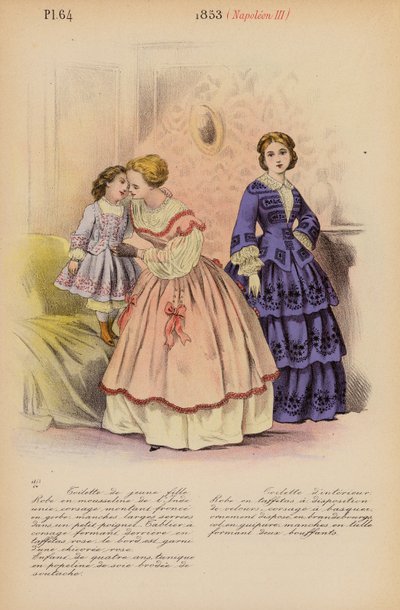 French Fashion: 1853, Napoleon III by Louis Colas