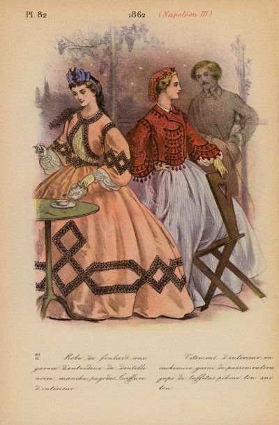 French fashion: 1862, Napoleon III by Louis Colas