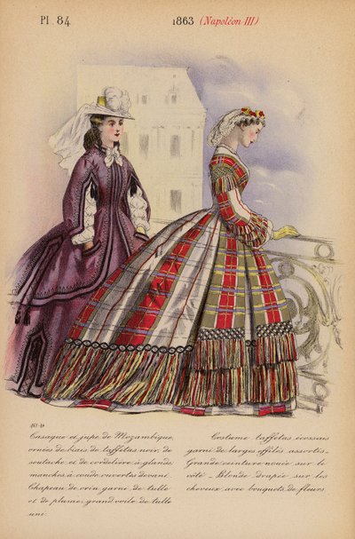 French fashion: 1863, Napoleon III by Louis Colas