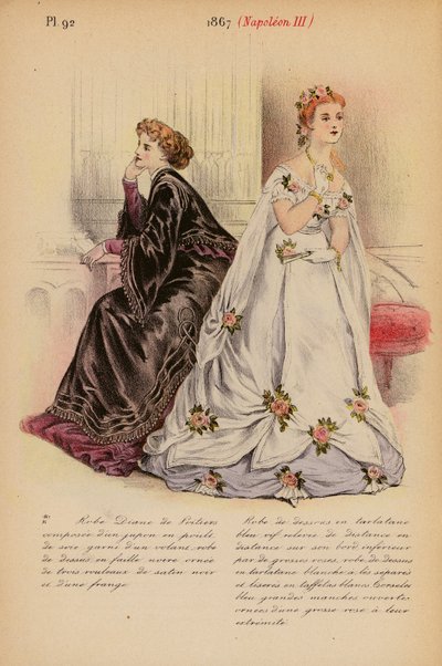 French Fashion: 1867, Napoleon III by Louis Colas