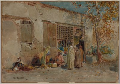 Moroccan Scene by Louis Comfort Tiffany