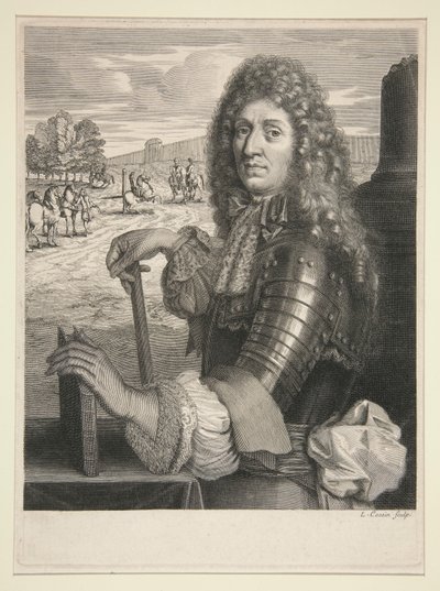 Portrait of a Nobleman in Armor by Louis Cossin