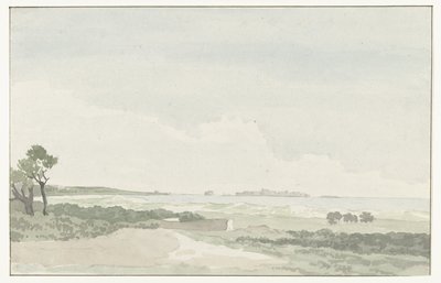 Distant View of the City of Gallipoli by Louis Ducros