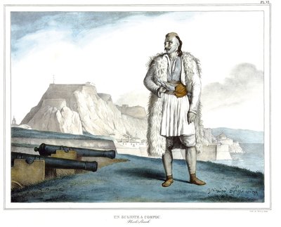 A Suliote in Corfu, Nicolo Pervoli, in 