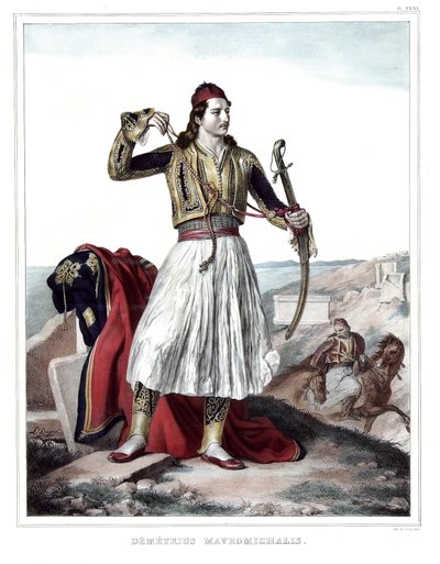 Demetrius Mavromichalis, Greek soldier and patriot. in 