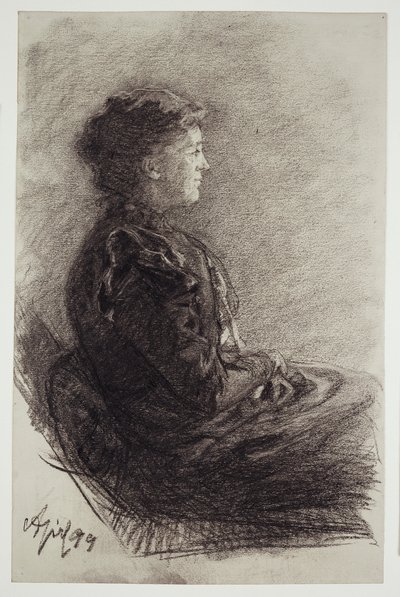 Portrait of Aunt Mary Eysen by Louis Eysen