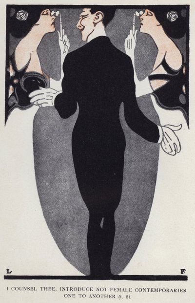 I counsel thee, introduce not female contemporaries one to another by Louis Fancher