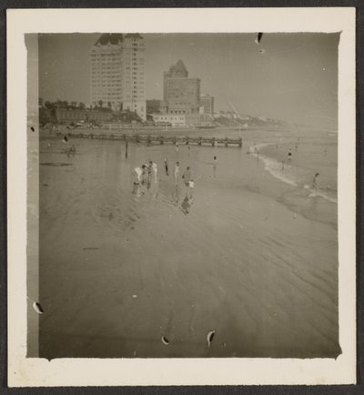 Beach Scene by Louis Fleckenstein