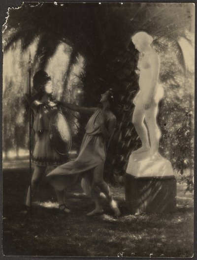 Dancers in Garden by Louis Fleckenstein