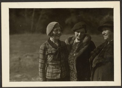 Florence and Mrs. Fleckenenstein with Third Woman Outside by Louis Fleckenstein