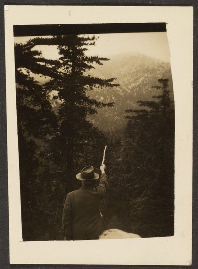 Man Pointing with a Stick by Louis Fleckenstein