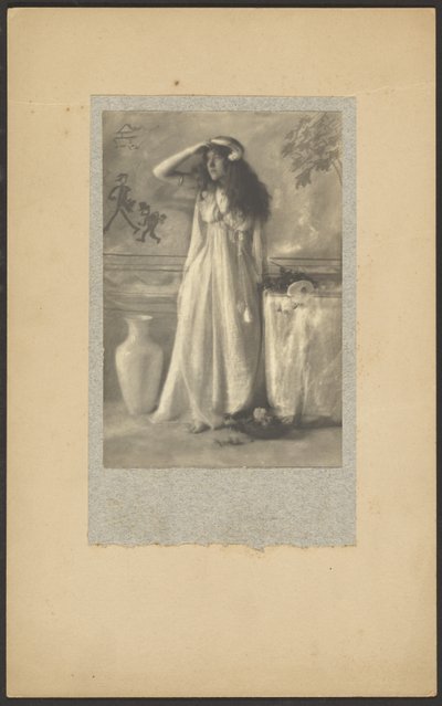 Model in Classical Costume by Louis Fleckenstein