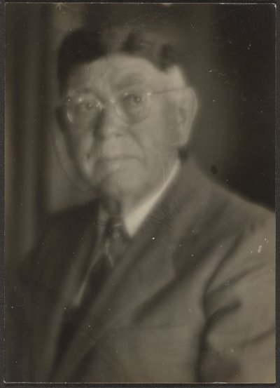 Portrait of Fleckenstein by Louis Fleckenstein