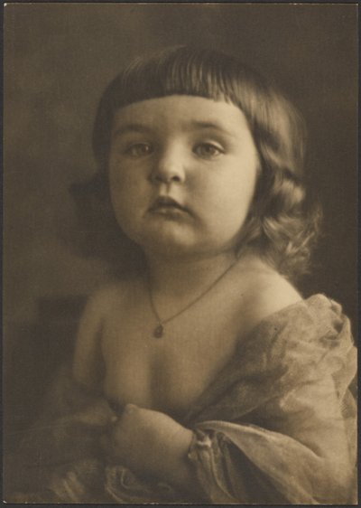 Portrait of a Child in Gauze by Louis Fleckenstein