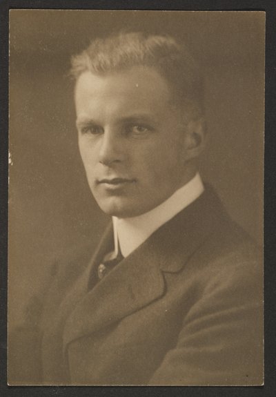 Portrait of a Man with Crew Cut by Louis Fleckenstein