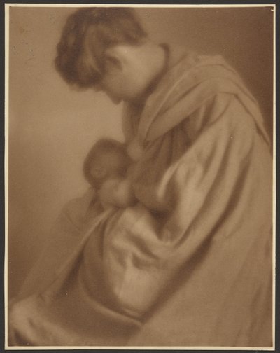 Portrait of a Mother and Baby by Louis Fleckenstein