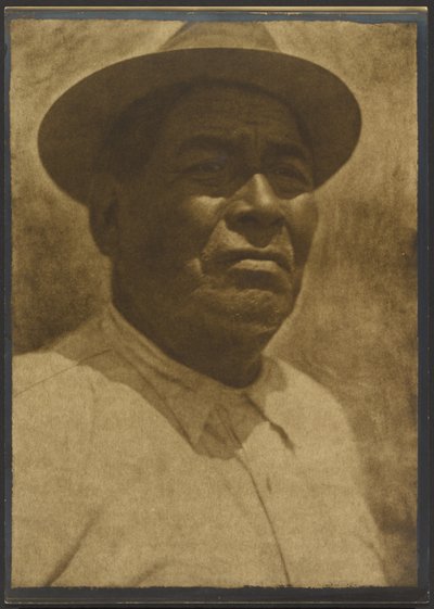 Portrait of a Native American Man by Louis Fleckenstein