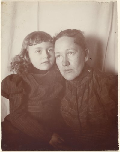 Portrait of a Woman and Girl by Louis Fleckenstein