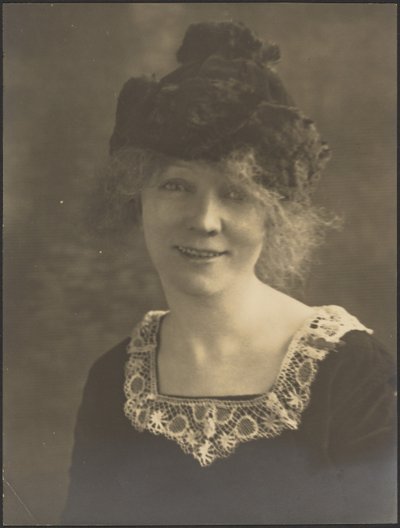 Portrait of a Woman in Lace Collar by Louis Fleckenstein