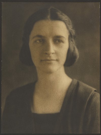 Portrait of a Woman with Striped Jacket by Louis Fleckenstein