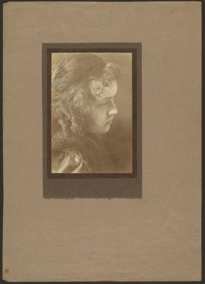 Portrait of a Young Woman with Embroidered Collar by Louis Fleckenstein