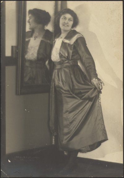 Woman and Her Reflection by Louis Fleckenstein
