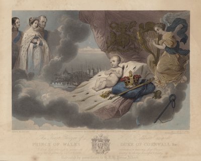 The First Prayer of the Prince of Wales, Prince Albert Edward, the Future King Edward VII, 1842 by Louis Gallait