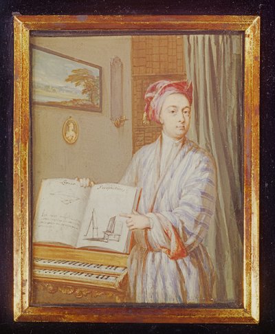 Portrait of Brook Taylor, 1720 by Louis Goupy