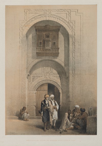 Egypt and Nubia, Volume III: Modern Mansion, showing the Arabesque Architecture of Cairo by Louis Haghe
