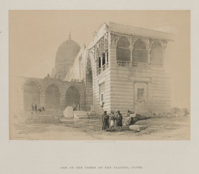 Egypt and Nubia, Volume III: One of the Tombs of the Khalifs, Cairo by Louis Haghe