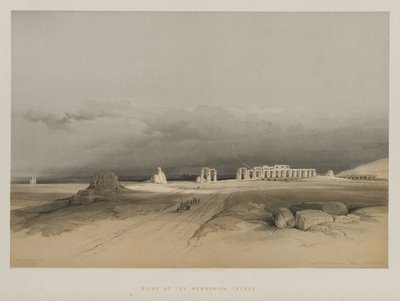 Egypt and Nubia, Volume II: Ruins of Memnonium, Thebes by Louis Haghe