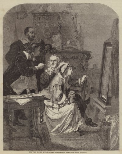 The Visit to the Studio by Louis Haghe