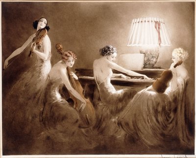 Melody hour, c.1934 by Louis Icart