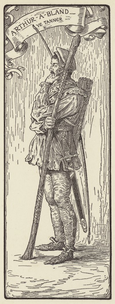 Arthur A Bland, The Tanner by Louis John Rhead