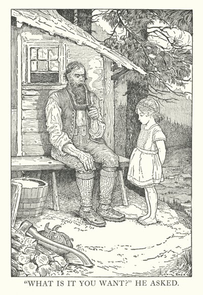Illustration for Heidi by Johanna Spyri by Louis John Rhead