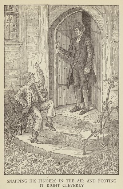 Illustration for Kidnapped by Robert Louis Stevenson by Louis John Rhead