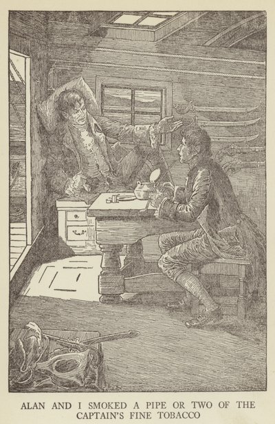 Illustration for Kidnapped by Robert Louis Stevenson by Louis John Rhead