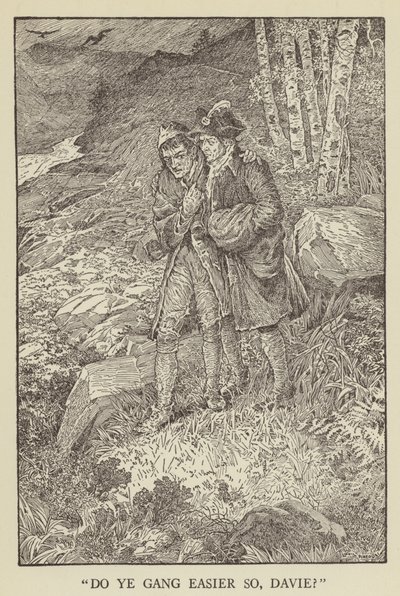 Illustration for Kidnapped by Robert Louis Stevenson by Louis John Rhead
