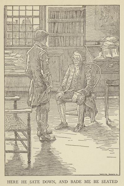 Illustration for Kidnapped by Robert Louis Stevenson by Louis John Rhead