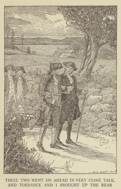 Illustration for Kidnapped by Robert Louis Stevenson by Louis John Rhead