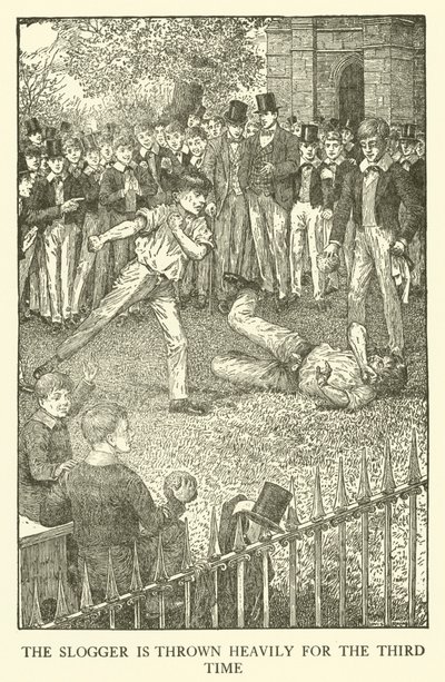 Illustration for Tom Brown’s School-Days by Louis John Rhead