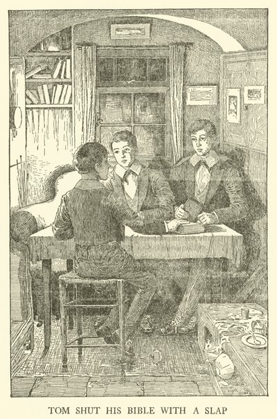 Illustration for Tom Brown’s School-Days by Louis John Rhead