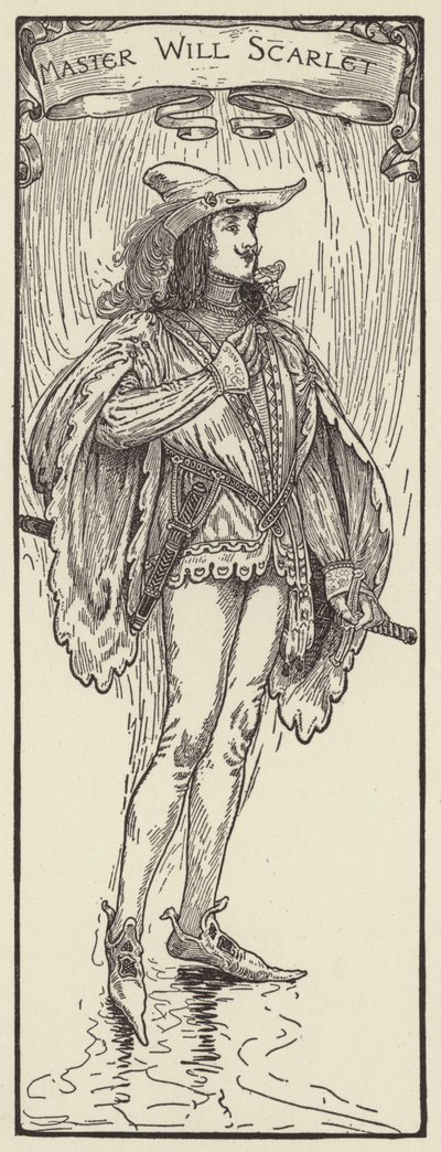 Master Will Scarlet by Louis John Rhead