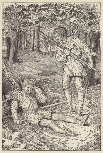 My Freedom Have I Won Through My Staff, and Not by Grace of Thee by Louis John Rhead