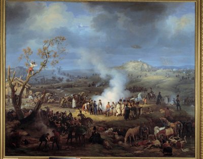 Bivouac of Napoleon I on the eve of the Battle of Austerlitz on 1 December 1805 by Louis Lejeune
