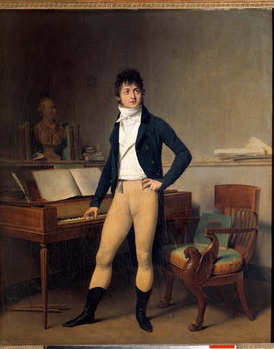 Portrait of Francois Adrien Boieldieu by Louis Leopold Boilly