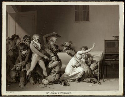 Second Scene of Burglars: The Burglars Arrested by Louis Leopold Boilly